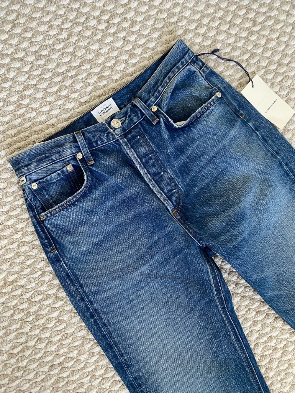 Citizens of Humanity Blaine High Rise Straight Leg Jeans - Picture 2 of 9